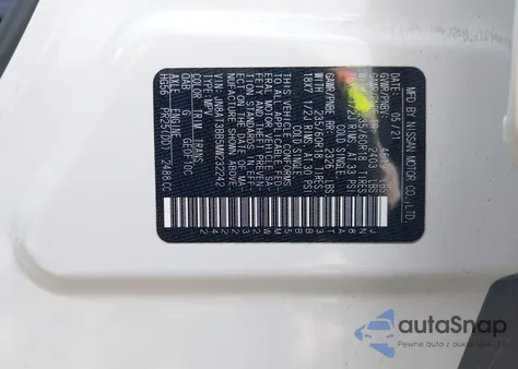 2021 Nissan Rogue Sv Intelligent Awd z USA, uszkodzony, nr VIN JN8AT3BB5MW232242